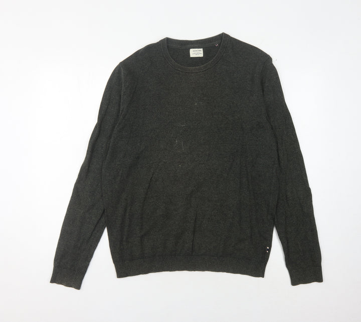 Jack & Jones Men's Black Pullover Jumper L