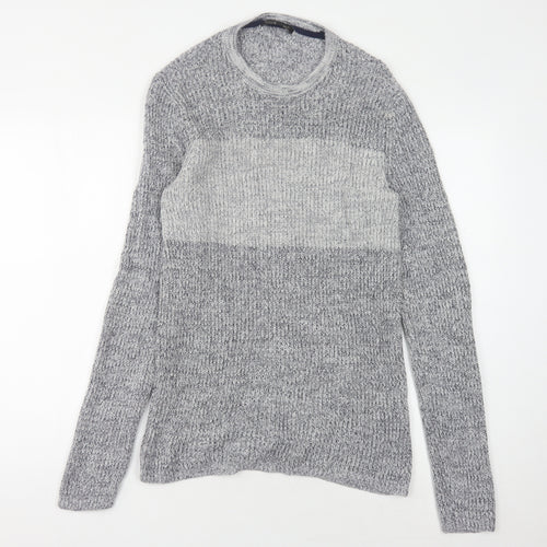 Banana Republic Men's Grey Size S Cotton Pullover Jumper