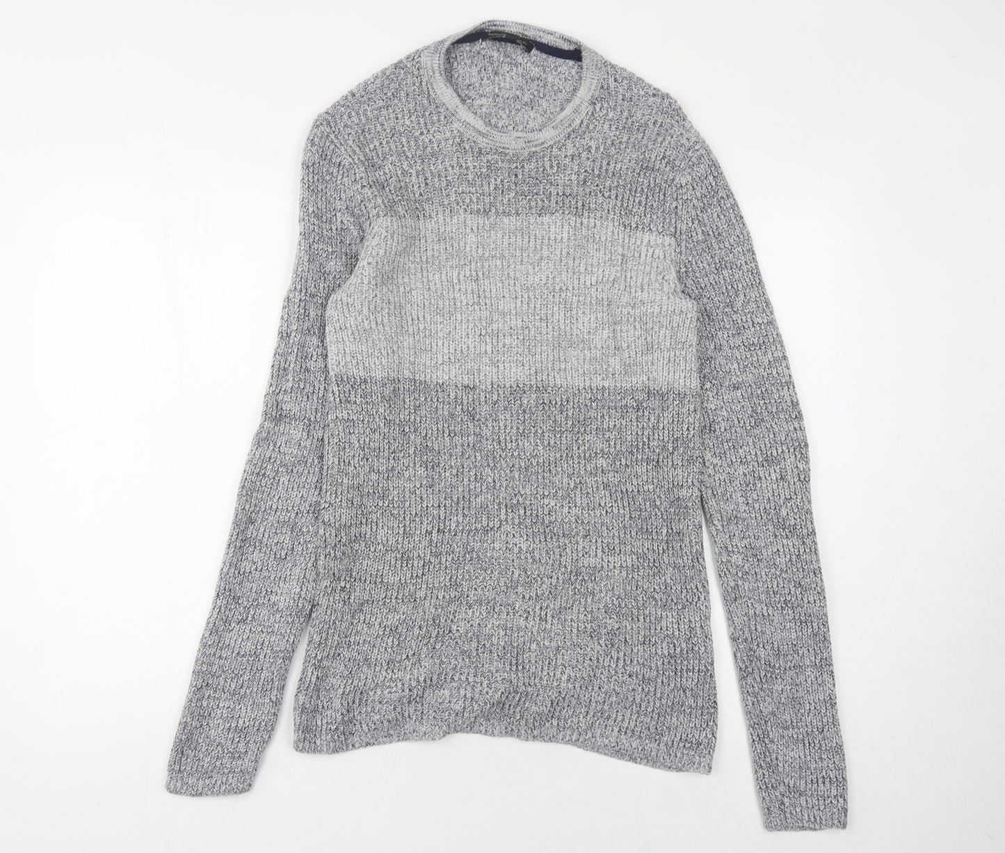 Banana Republic Men's Grey Size S Cotton Pullover Jumper