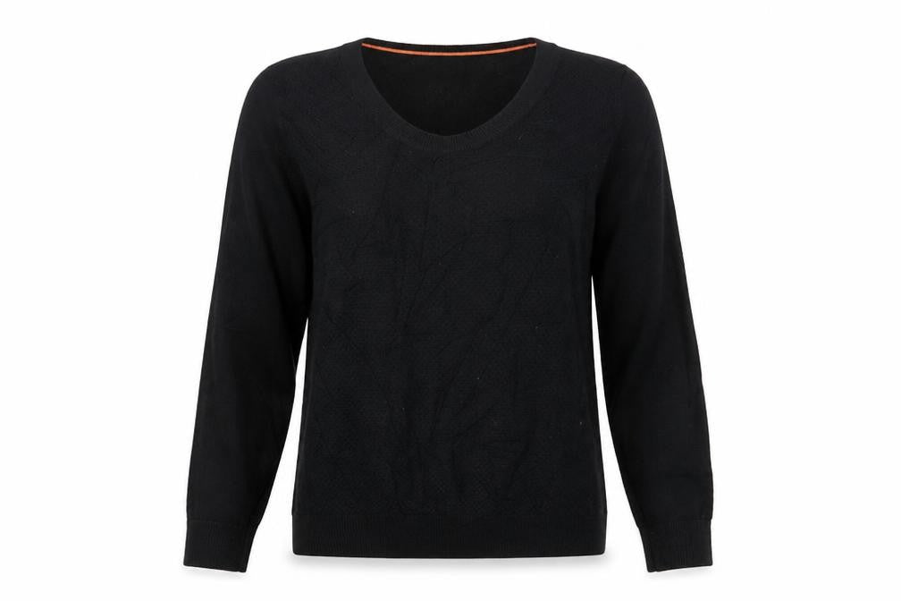 Front view of Banana Republic Women's Black jumper S