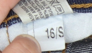 Fat Face Women's Blue Slim Denim Jeans Size 16 S