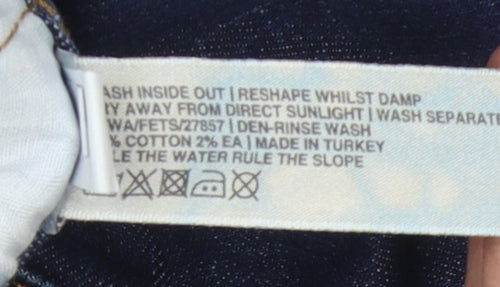 Fat Face Women's Blue Slim Denim Jeans Size 16 S