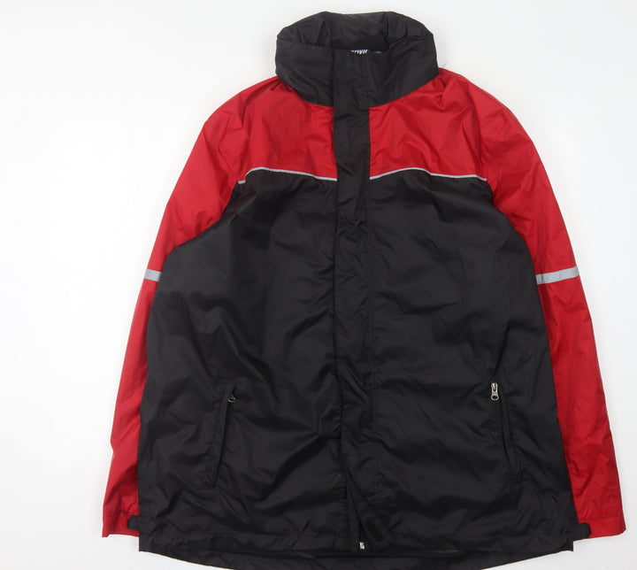 Crivit Men's Red/Black Windbreaker Jacket L