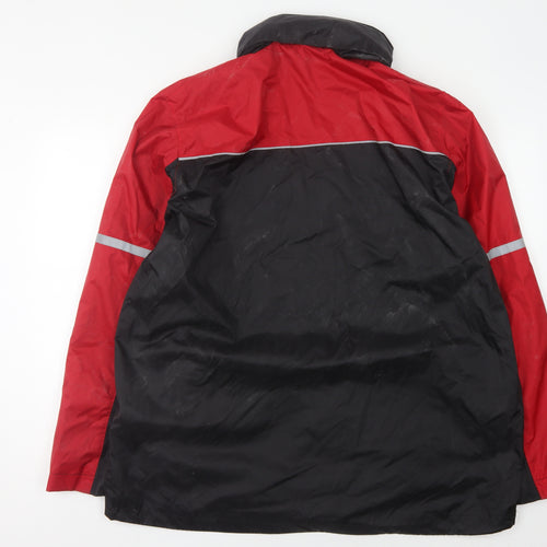 Crivit Men's Red/Black Windbreaker Jacket L