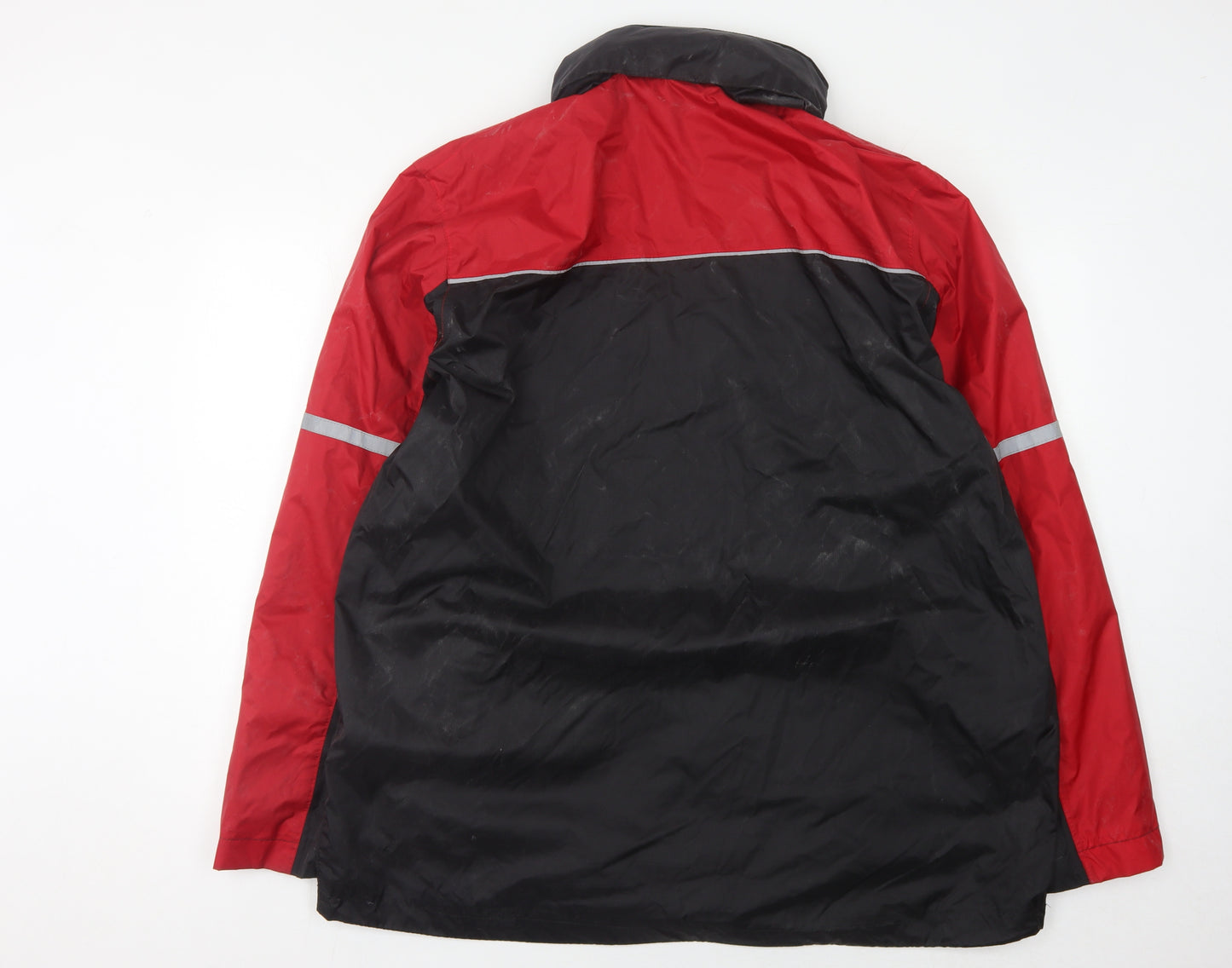 Crivit Men's Red/Black Windbreaker Jacket L