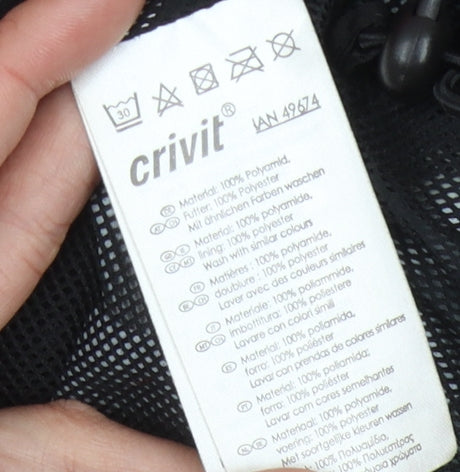 Crivit Men's Red/Black Windbreaker Jacket L