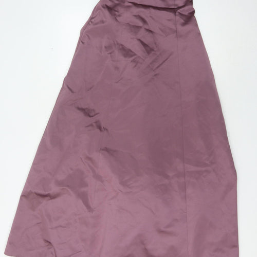 Debenhams Women's Purple Long Strapless Formal Dress