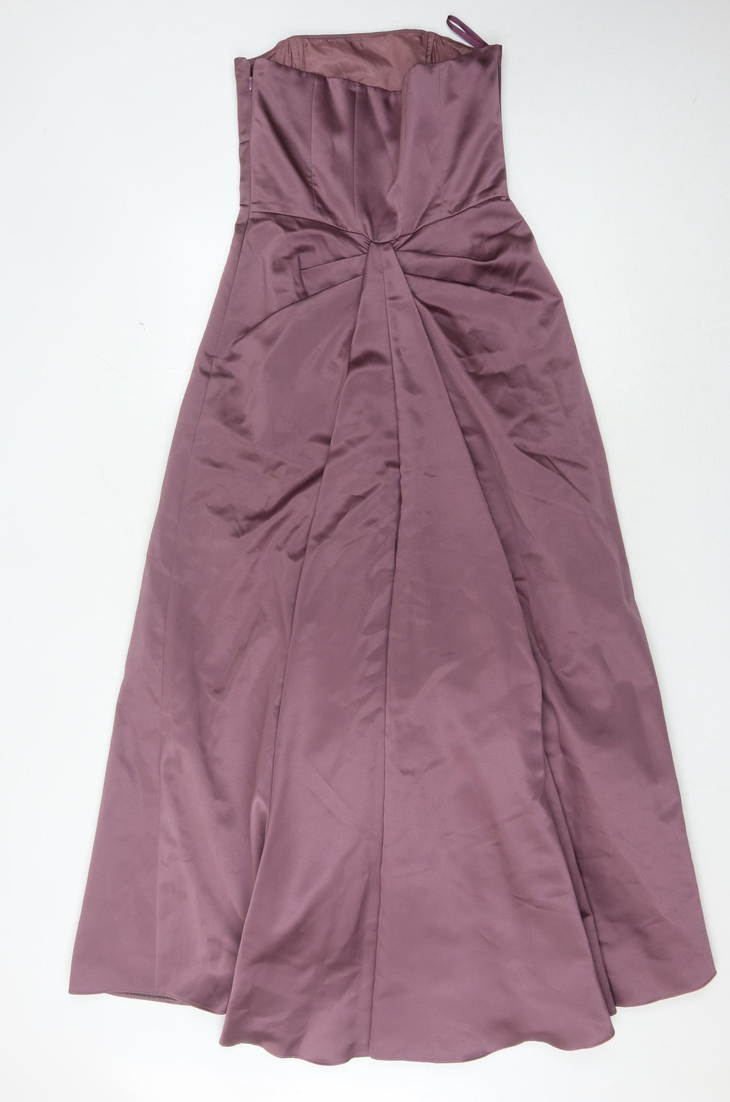 Debenhams Women's Purple Long Strapless Formal Dress