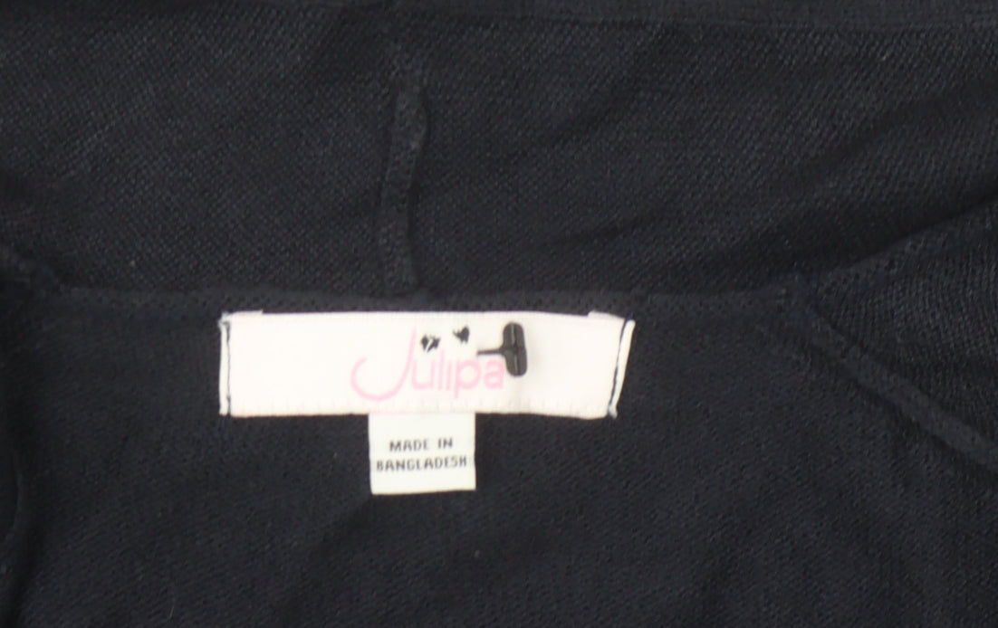 Julipa Women's Black Cardigan Size 16/18