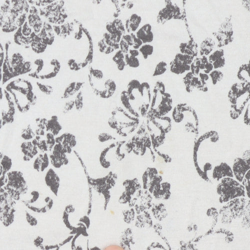 Marks and Spencer Women's Ivory Floral Blouse, Size 14