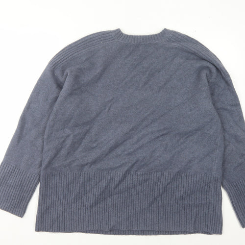 Zara Women's Grey Crew Neck Pullover Jumper L