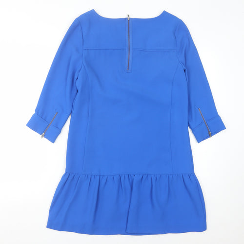 Marks and Spencer Women's Blue 3/4 Sleeve Dress UK 8