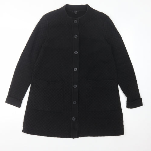 COS Women's Black Cardigan XS Collared Casual