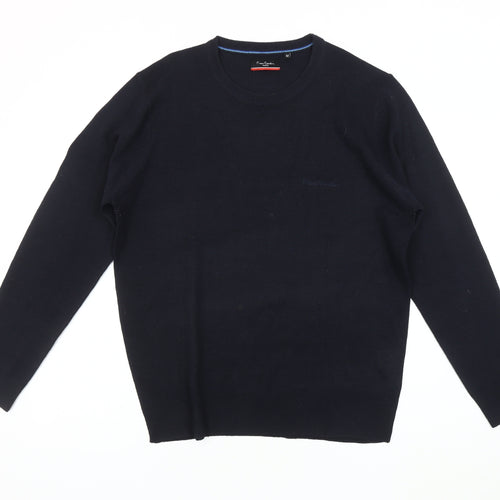 Pierre Cardin Men's Black Pullover M Regular Fit