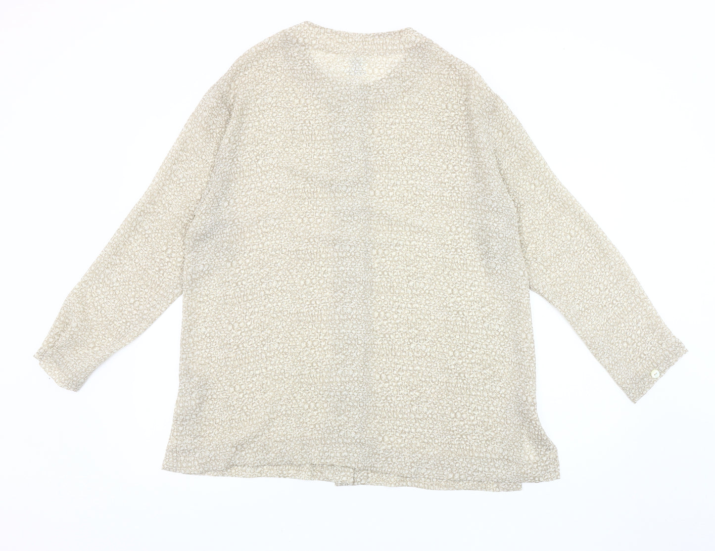 Alexon Women's Beige Animal Print Cardigan UK 10