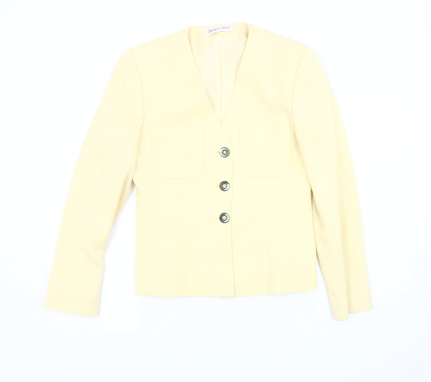 Jacques Vert Women's Ivory Blazer Size 10 Classic