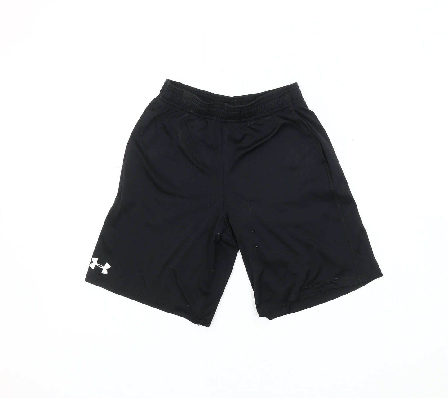 Under Armour Boys' Black Athletic Shorts, M, Summer Activewear