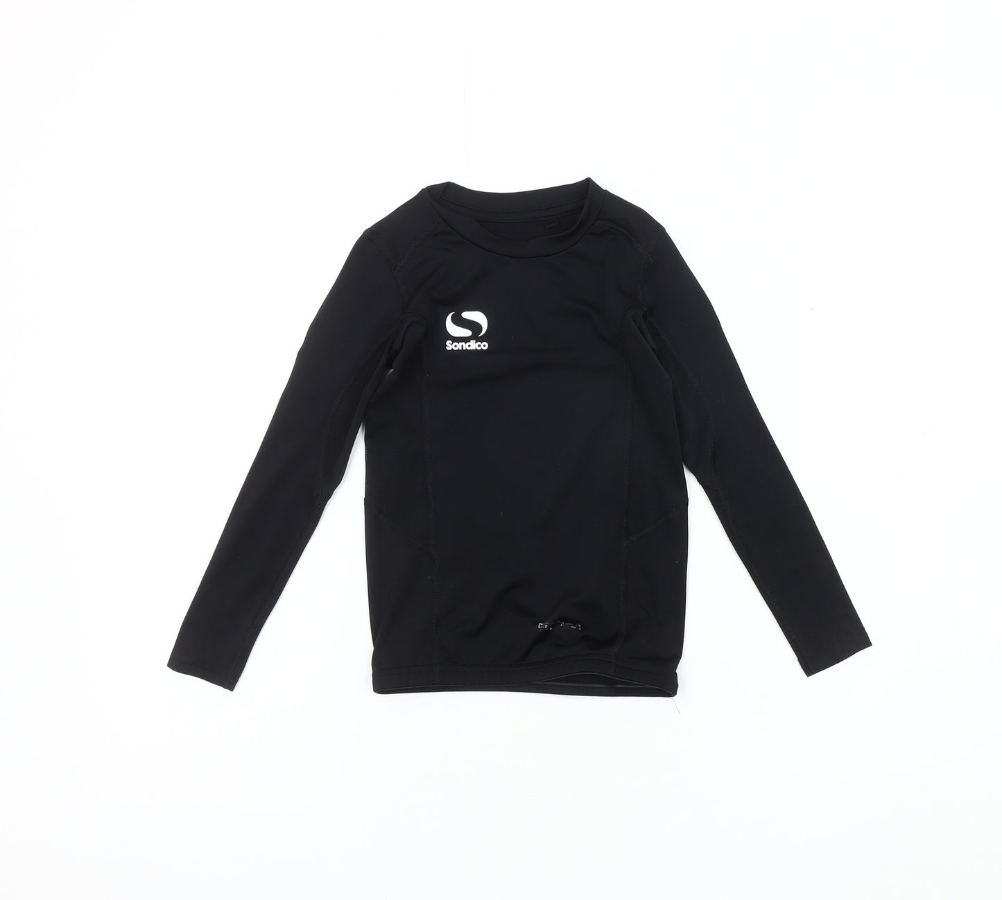 Sondico Boys' Black 5-6Y Long Sleeve Football T-Shirt