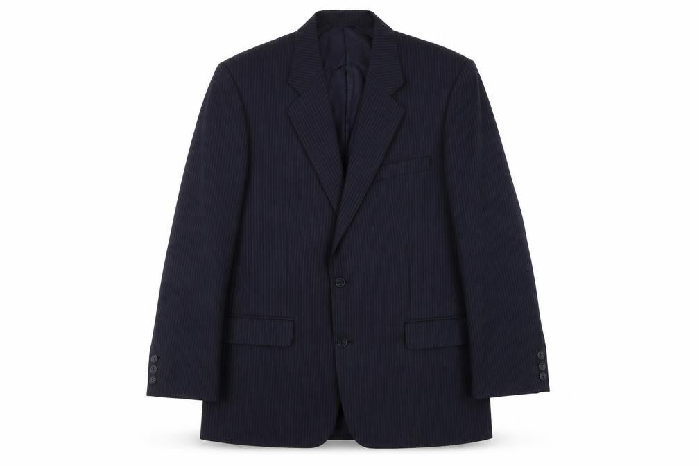 Dunn & Co Men's Blue Striped Blazer 42 Regular