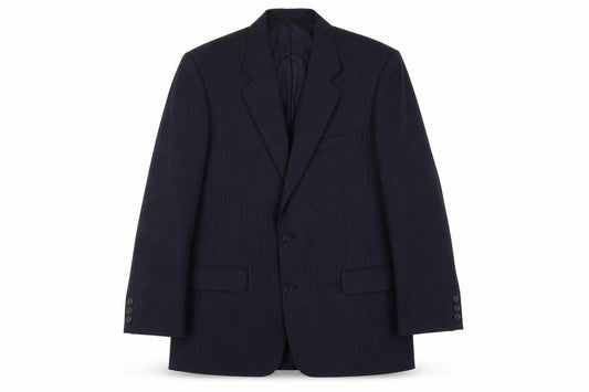 Dunn & Co Men's Blue Striped Blazer 42 Regular