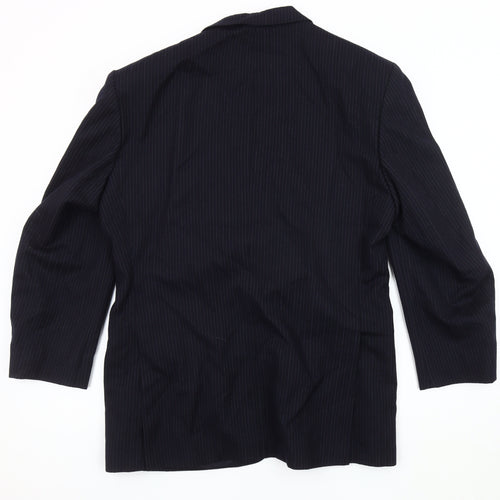 Dunn & Co Men's Blue Striped Blazer 42 Regular