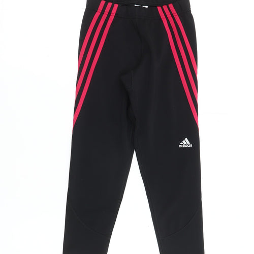 Adidas Women's Black XS Cropped Leggings for Gym & Running