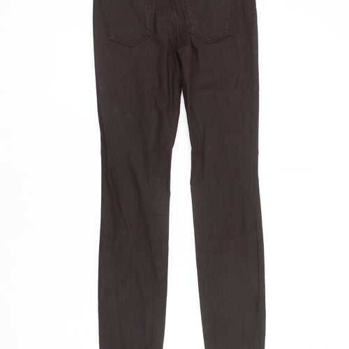 Massimo Dutti Women's Brown Skinny Jegging XS