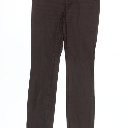 Massimo Dutti Women's Brown Skinny Jegging XS