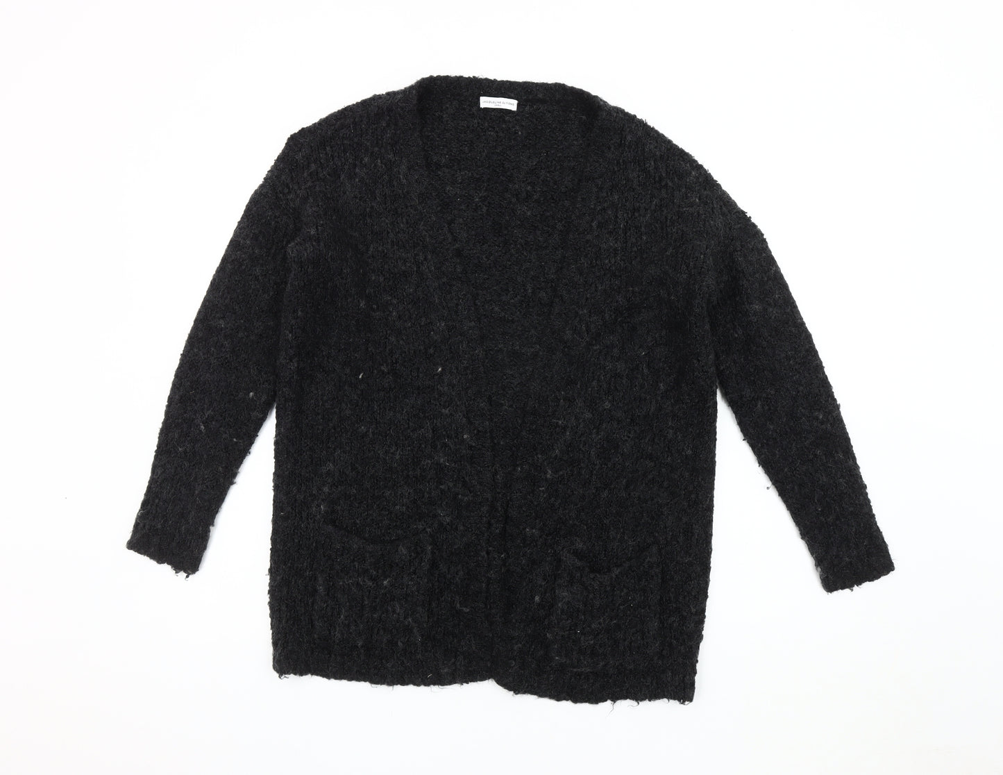 Jacqueline de Yong Women's Black Open Front Cardigan Size S