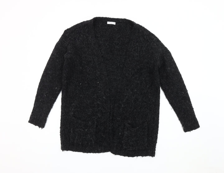 Jacqueline de Yong Women's Black Open Front Cardigan Size S