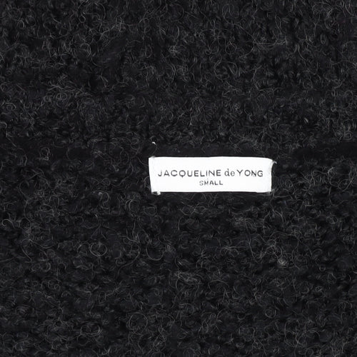 Jacqueline de Yong Women's Black Open Front Cardigan Size S