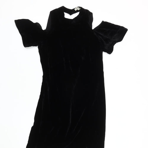 Whistles Women's Black Velvet Dress Size 6