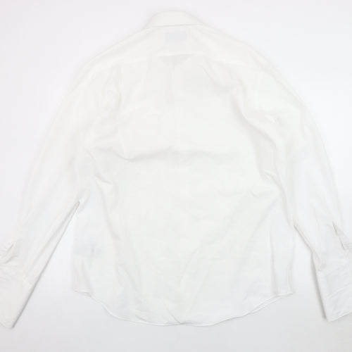 Marks and Spencer Men's White Dress Shirt, 16.5 Regular