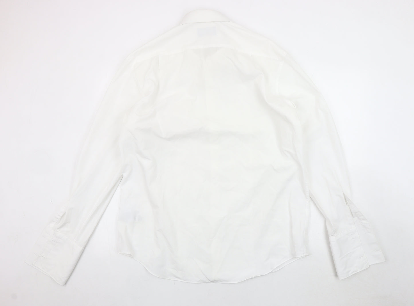 Marks and Spencer Men's White Dress Shirt, 16.5 Regular
