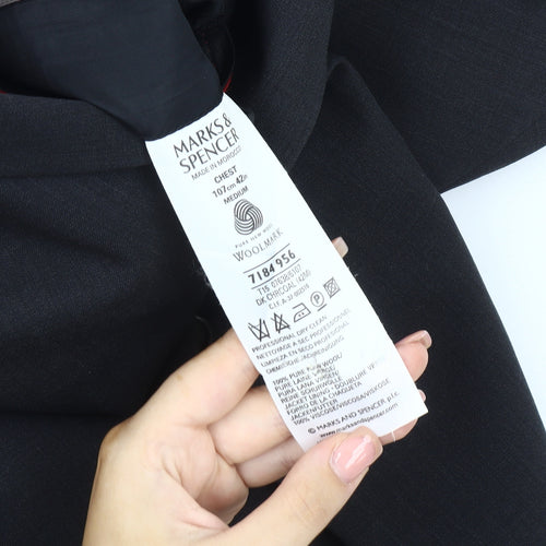 Marks and Spencer Men's Grey Blazer Jacket 42R