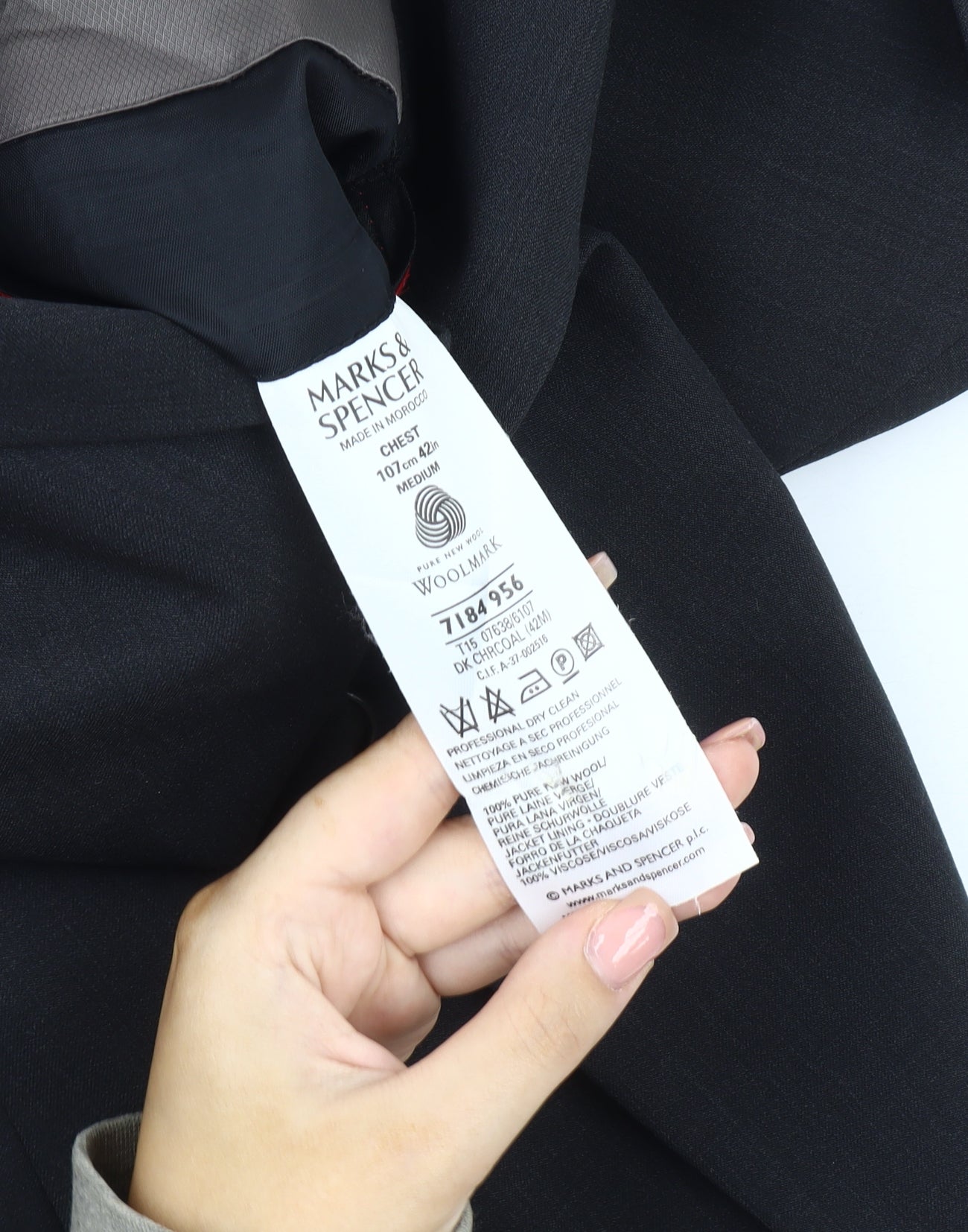 Marks and Spencer Men's Grey Blazer Jacket 42R