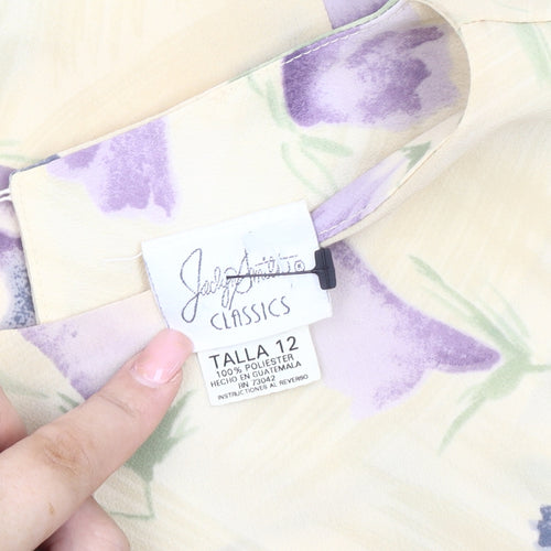 Judy Indiana Classics Women's Floral Blouse Size 12
