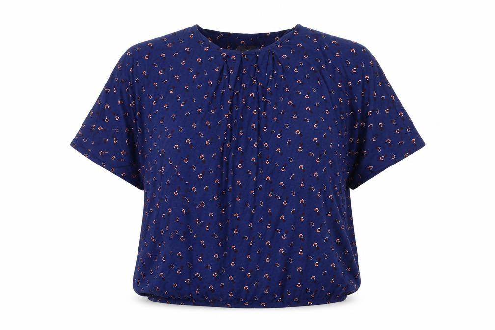 Front view of Marks & Spencer Women's Blue Blouse, size 16