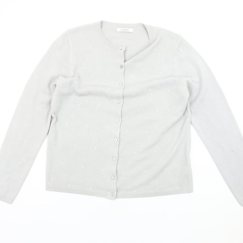 Marks and Spencer Women's Grey Cardigan Size 12