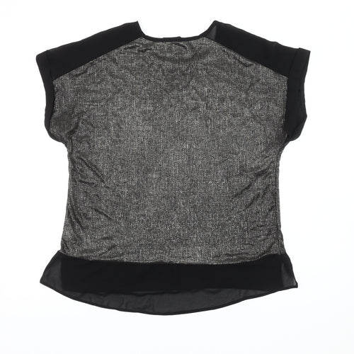 Roman Women's Black Short Sleeve Top