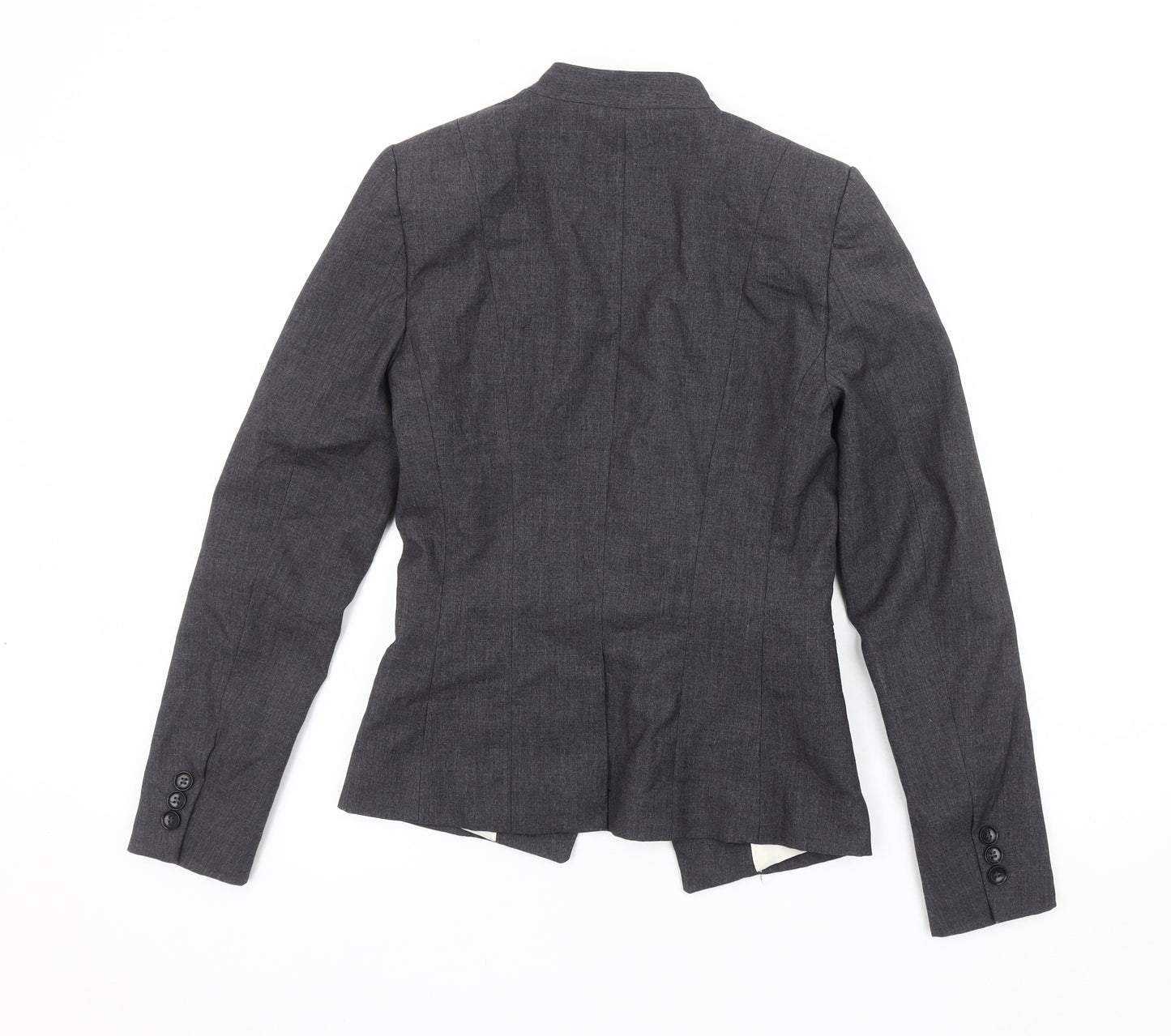 H&M Women's Grey Blazer - Size 6 Classic Fit