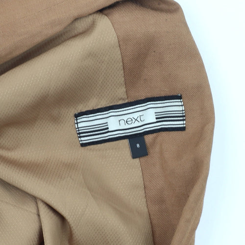 Next Women's Brown Suit Jacket, Size 8, Workwear