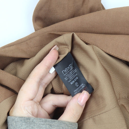 Next Women's Brown Suit Jacket, Size 8, Workwear