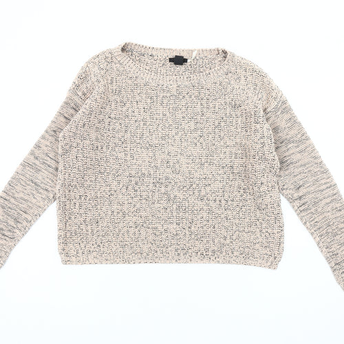 Forever 21 Women's Beige Knit Pullover Jumper, Size S