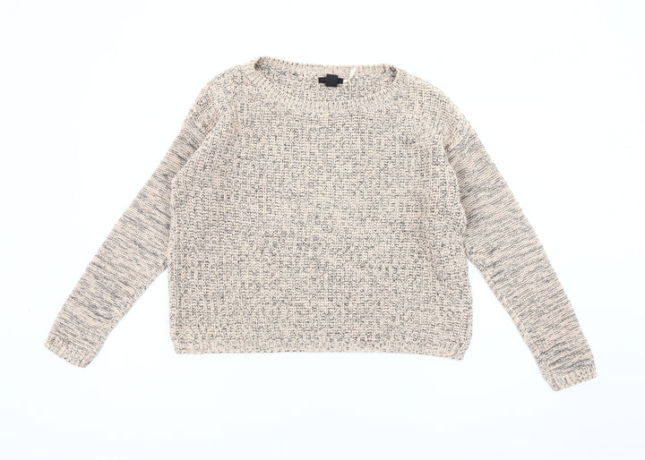 Forever 21 Women's Beige Knit Pullover Jumper, Size S