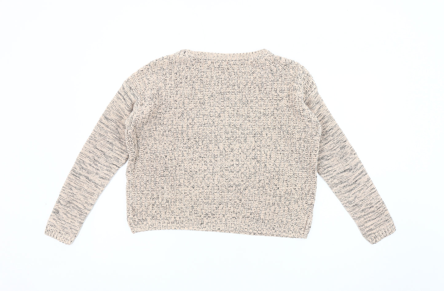 Forever 21 Women's Beige Knit Pullover Jumper, Size S