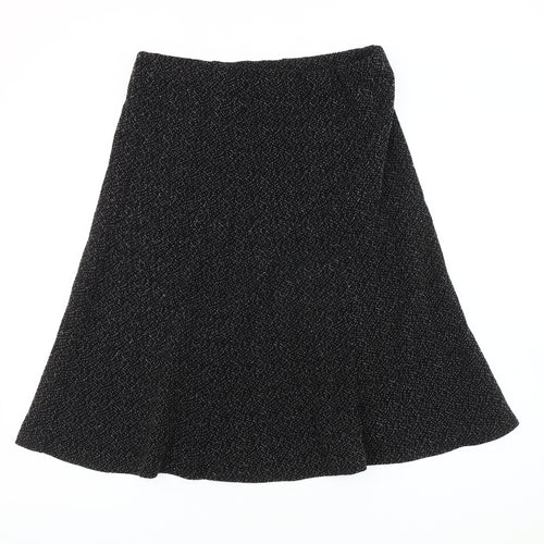 Bonmarché Women's Black A-Line Skirt, Size 12