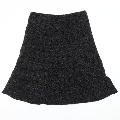 Bonmarché Women's Black A-Line Skirt, Size 12
