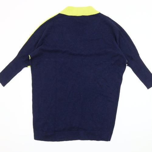 Marble Women's Multicoloured XS V-Neck Pullover Jumper