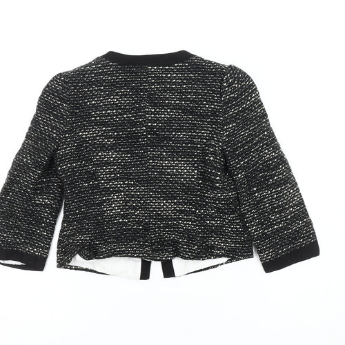New Look Women's Black Bouclé Blazer Size 10